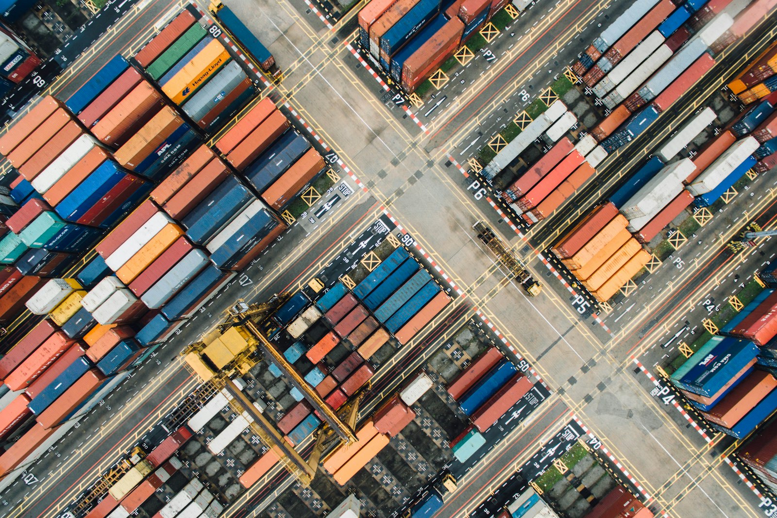 Container shipping representing global trade finance